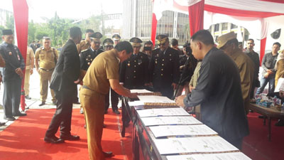 Wakil Bupati Halim Tandatangani Perjanjian Kerjasama Pembentukan Produk Hukum Daerah